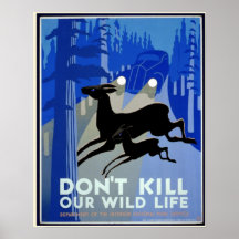 Art Déco, ne tuez pas notre Vintage faunique