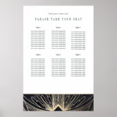 Poster Art déco noir et or (Devant)