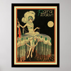 Poster Art Déco Para Todos 12 x 16