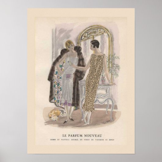 Poster Art Déco Parfum (Devant)