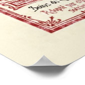 Poster Art déco savon Vintage (Coin)