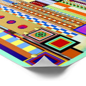 Poster Art Deco Stained Glass 2 (Coin)