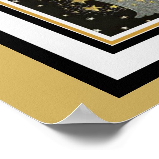 Poster Art Déco Star Lady (Coin)