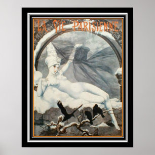 Poster Art Deco Vie Parisienne Winter 1926 16 x 20