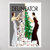 POSTER ART DÉCO VINTAGE UNIQUE (Devant)