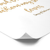 Poster Art décor mariage Imprimer "J'ai trouvé le premier (Coin)