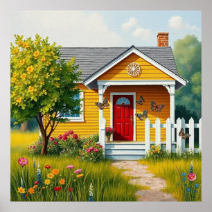 Poster Art décoratif - Accueil Sweet Home #3