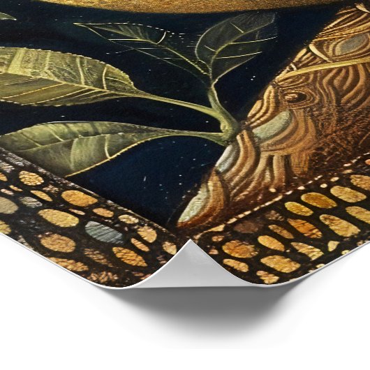 Poster Art Décoratif Citron Imprimer (Coin)