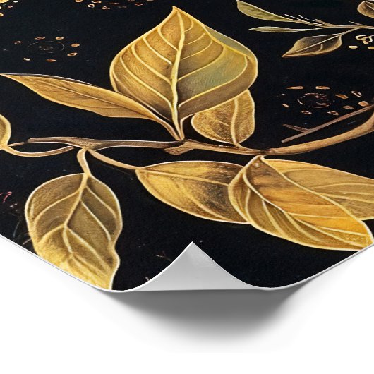 Poster Art Décoratif Citron Imprimer (Coin)