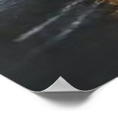 Poster Art Décoratif - Conduire Dans La Pluie #2 (Coin)