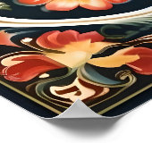 Poster Art Décoratif Norvégien De Romarin (Coin)