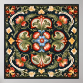 Poster Art Décoratif Norvégien De Romarin (Devant)