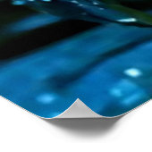 Poster Art Décoratif - Pluie Sur Les Feuilles #1 (Coin)