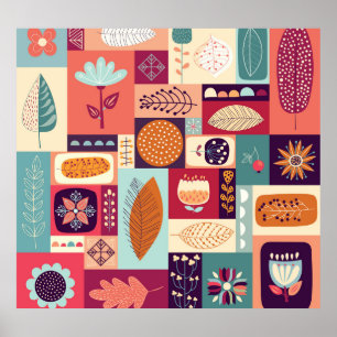 Poster Art Décoratif Vintage Autumnal