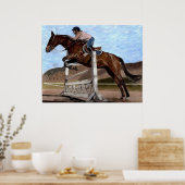 Poster Art d'entraînement de chasseur/cavalier (Cuisine)