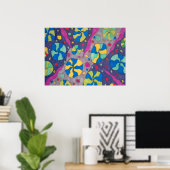 Poster Art des bonbons cosmiques (Bureau à domicile)