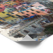 Poster Art des Cinque Terre (Coin)