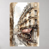 Poster Art des rues de Paris (Devant)