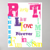 Poster Art d'été (Devant)