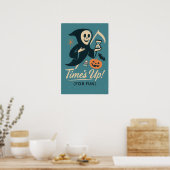 Poster Art d'Halloween Retro Reaper (Cuisine)
