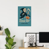 Poster Art d'Halloween Retro Reaper (Bureau à domicile)