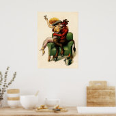 Poster Art diable vintage (Cuisine)