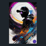 POSTER ART DJ POP<br><div class="desc">DJ IN NEON POP ART.</div>