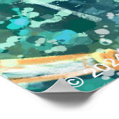 Poster Art Dragon d'eau (Coin)