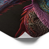 Poster Art Dragon Hyper réaliste (Coin)