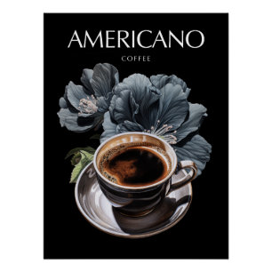 Poster Art du café Americano