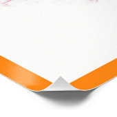 Poster Art du centre d'éclatement de couleur (Coin)