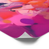 Poster Art du chat bleu russe coloré (Coin)