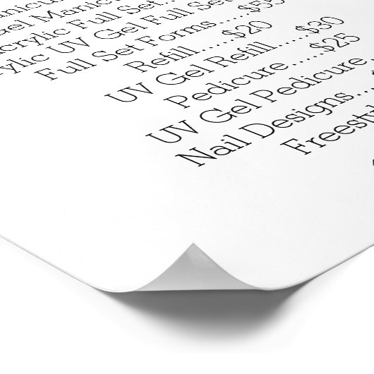 Poster Art du clou (Coin)