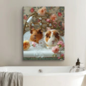 Poster Art du cochon d'Inde, cochon d'Inde dans l'art de
