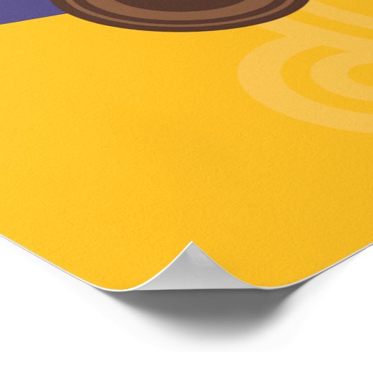 Poster Art du coucher du soleil (Coin)