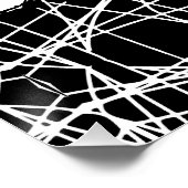 Poster Art du cri Abstrait (Coin)