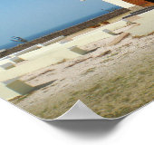 Poster Art du désert, architecture d'église de plage trop (Coin)