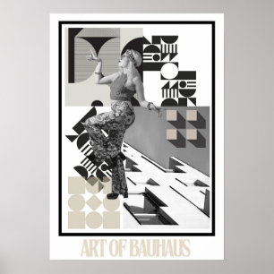 Poster Art du design moderne minimaliste Bauhaus