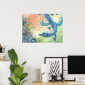 Poster Art du dragon arc-en-ciel (Bureau à domicile)