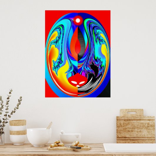 Poster Art du feu (Cuisine)