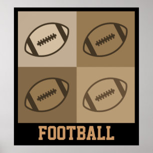 Poster Art du football