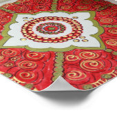 Poster Art du henné d'inspiration marocaine (Coin)