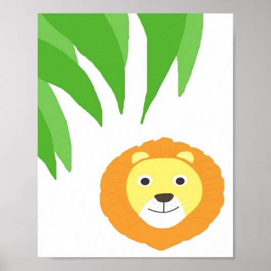 Poster art du lion (Devant)