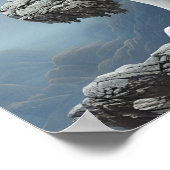 Poster Art du lion blanc (Coin)