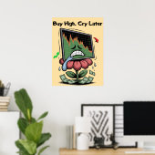 Poster Art du marché boursier (Bureau à domicile)