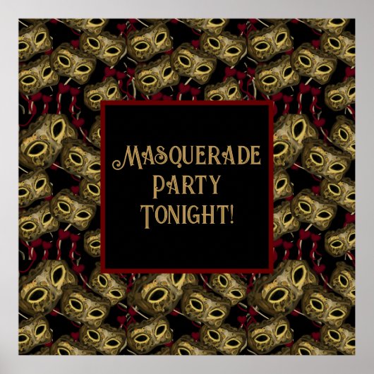 POSTER ART DU MASQUE    (Devant)