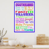 Poster Art du métro de garderie (Cuisine)