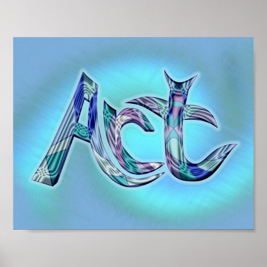 Poster Art du mot (Devant)