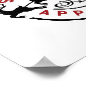 Poster Art du mot de cacao chaud du Pôle Nord (Coin)