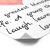 Poster Art du mot de famille (Coin)